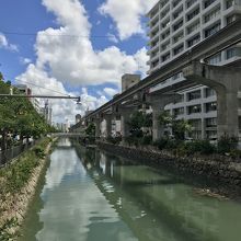 久茂地川の景色