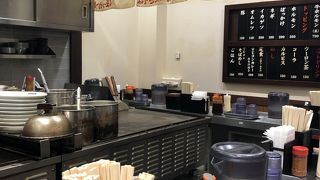 立川駅構内でぼっかけ焼きそば