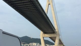 ダイヤモンドプリンセス号は大橋を潜り抜けた～