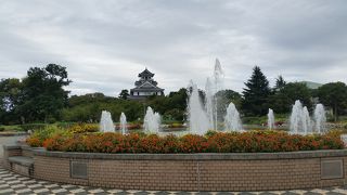 長浜の琵琶湖湖岸にある公園