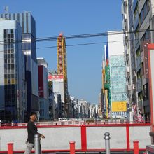 新戎橋からの眺め