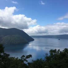 裏摩周展望台からの風景。