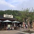 峠の釜めしで有名なSAに日本庭園もあります