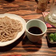 つまみもいろいろある蕎麦屋なので飲んでも〇