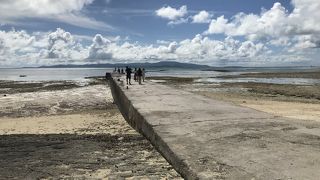 干潮の西桟橋