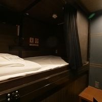 個室カプセルにしては破格の値段だが、その分ロッカー等がない。