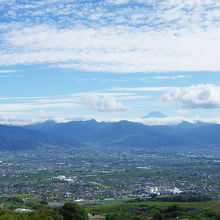 客室からの昼の風景