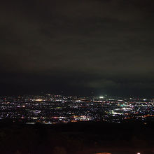 客室からの夜の風景