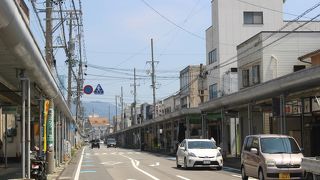 宿場町の面影はほとんどありません