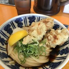 とり天ぶっかけ