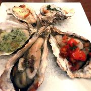 The CAVE DE OYSTER（ザ・カーブ・ド・オイスター）の夕食　