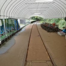 スタートの漆山駅