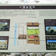 小樽芸術村の案内図