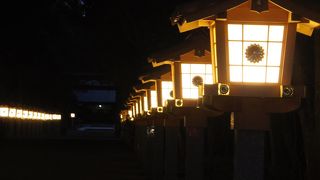 灯篭が増えました。きれいです。ただ点灯している時間は短いです。