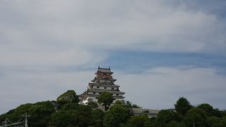 宝当神社に行く船からの唐津城もよかったです