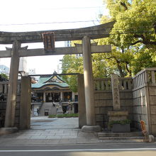 難波神社鳥居
