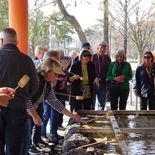 いつも外国からの観光客が一杯