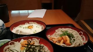 阪急三番街のお蕎麦屋さん