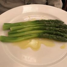グリーンアスパラも美味しかった