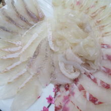 刺身盛り合わせを食べました