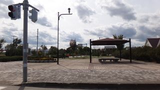 整備された街道。散歩やジョギングにも！