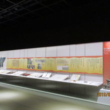 歴史館内の展示