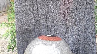 目玉石がくるくる回っていました。