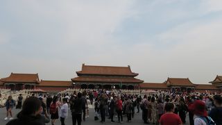 故宮の見学時に