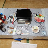 ３日目の夕食（焼き肉メイン）