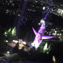 観覧車から見る太陽の塔