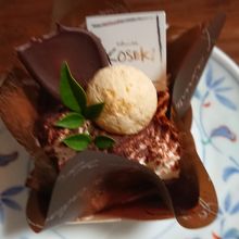 ティラミス、美味しかったです。