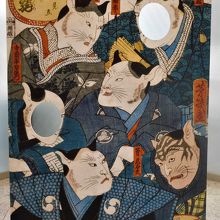 ロビーにあるはめ絵