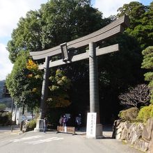 道路からすぐ参道