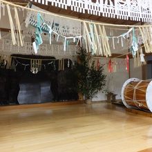 独特のしめ縄。