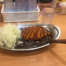 ロースカツカレー中盛