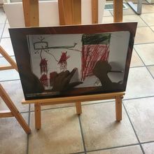 ロヒンギャ難民の子供が描いた絵画