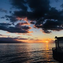 テラスからのサンセット