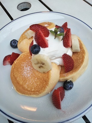 パンケーキ、ふわふわ