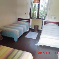 シングルベッド３台で