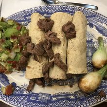 定番タコスー肉の柔らかいこと！