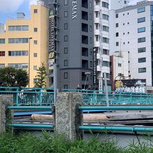 ロケ中の浅草橋
