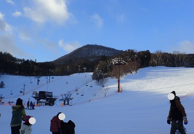 練習にちょうどいいスキー場かな