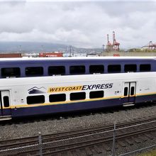 ウエストコーストエクスプレスの大きな車体