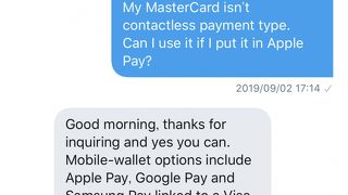 Apple payで支払いました