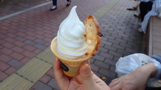 パン屋のソフトクリーム