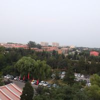 空港施設が間近に見える