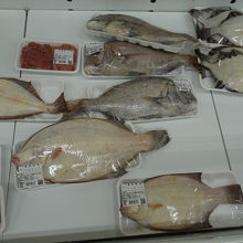 魚介類もあります