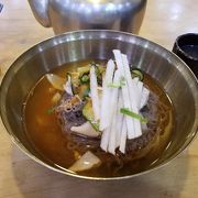 釜山の平壌冷麺