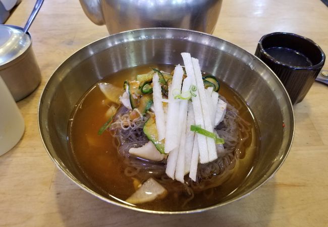 釜山の平壌冷麺