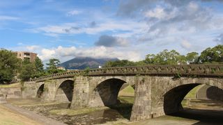 ここからも桜島がよく見えます